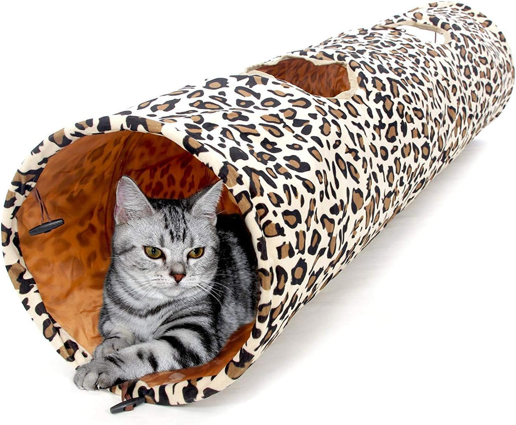 PAWZ Road large cat tunnel with connector ties highlighted at the end