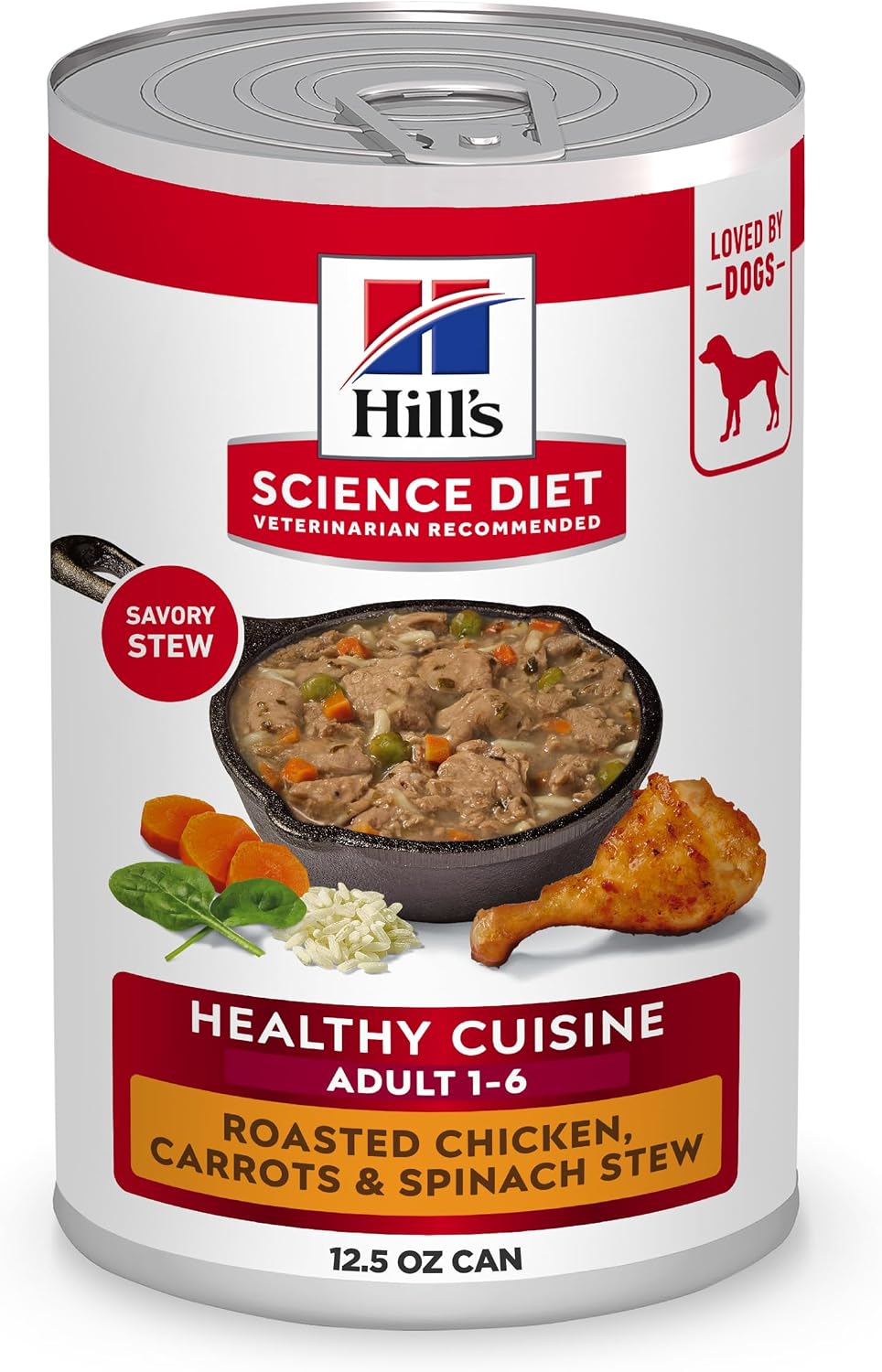 Hill's Science Diet Adult 1-6 Healthy Cuisine Wet Dog Food Variety Pack, Chicken & Beef, 12.5 oz. Cans, 12-Pack - Image 11