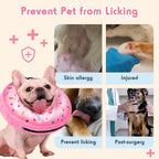 Didopet pink inflatable e-collar packaging and product details