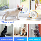 White wireless dog door bell receiver for indoor use