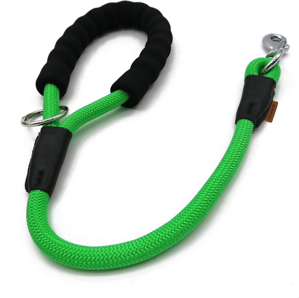 Dog Leash, Braided Rope Traction - Walking Training Lead for Medium/Large Dogs ((1/2") x 6FT, Black) - Image 11