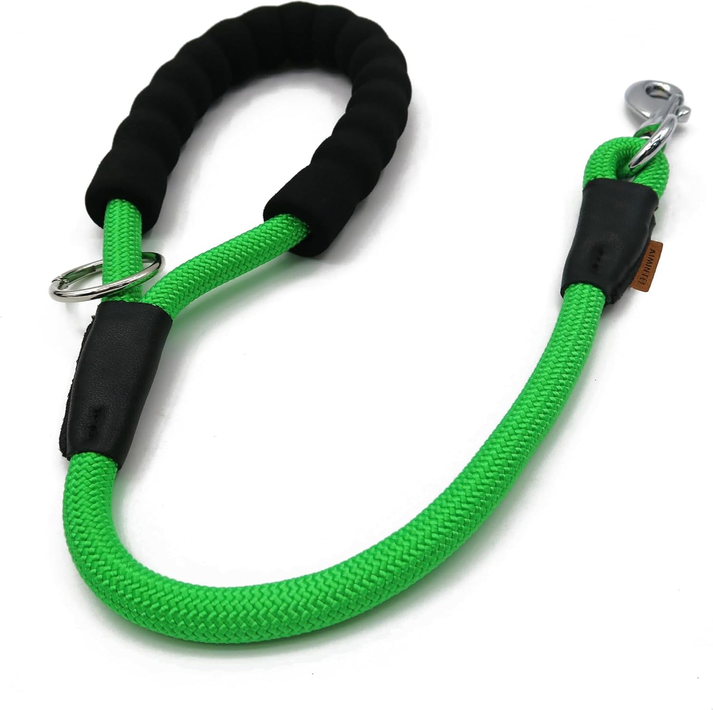 Dog Leash, Braided Rope Traction - Walking Training Lead for Medium/Large Dogs ((1/2") x 6FT, Black) - Image 11