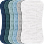 Konssy muslin baby burp cloths set front view