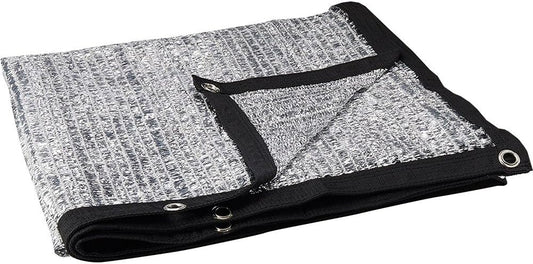 Pro Select Solar Crate Canopy protective dog crate cover front view showing reflective silver material