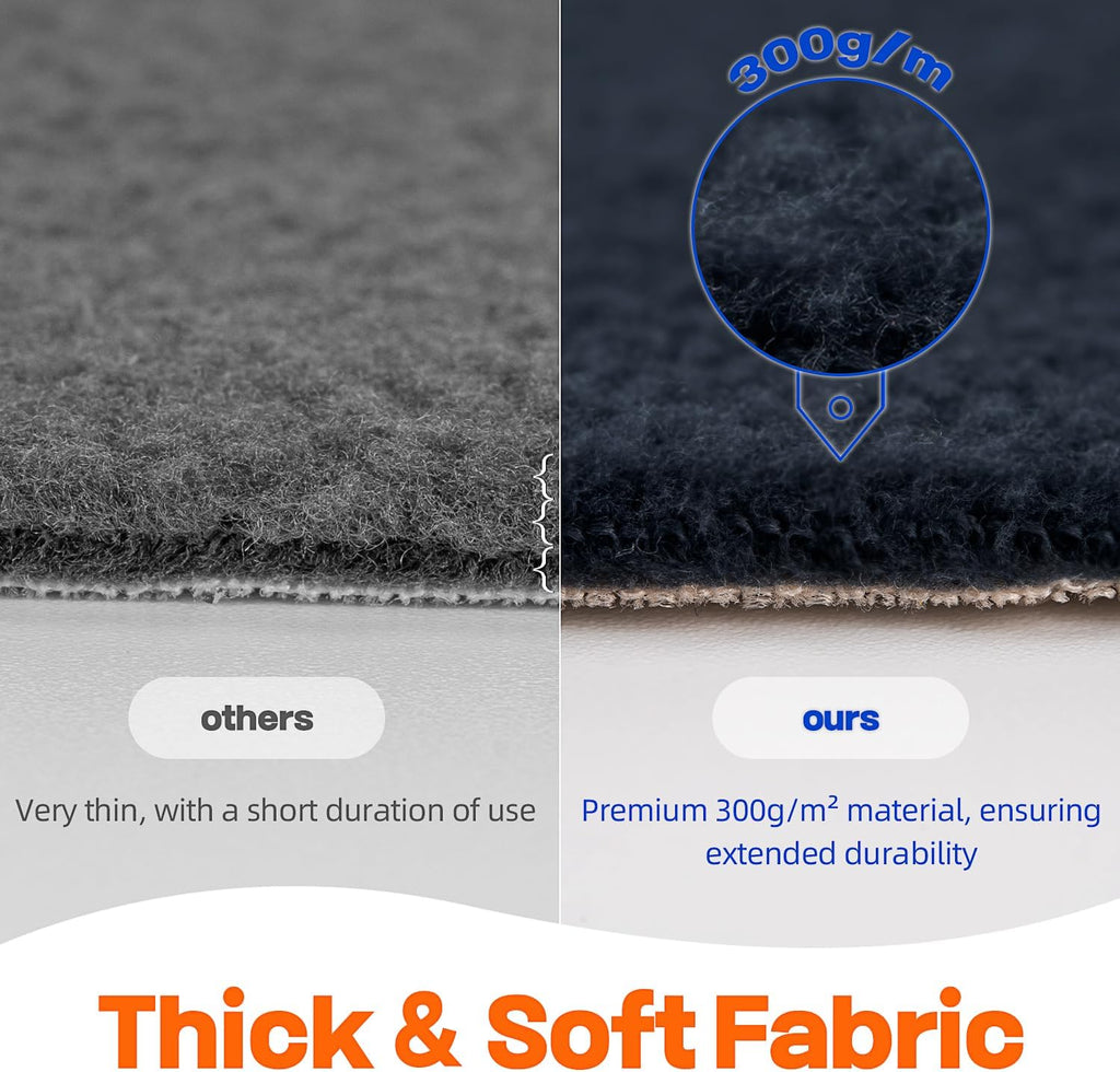 Folded Sunsleek washable dog pad for travel convenience