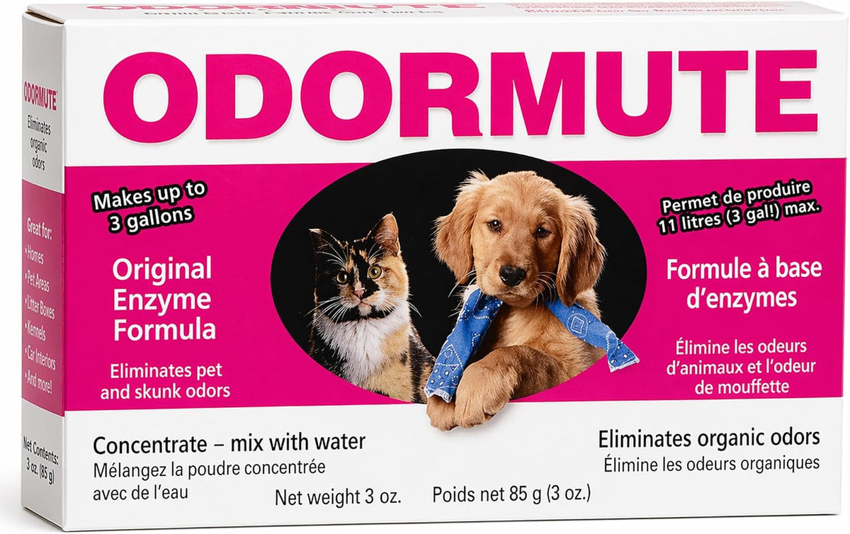 Doggie Dooley Odormute Natural Enzyme Formula Package Overview