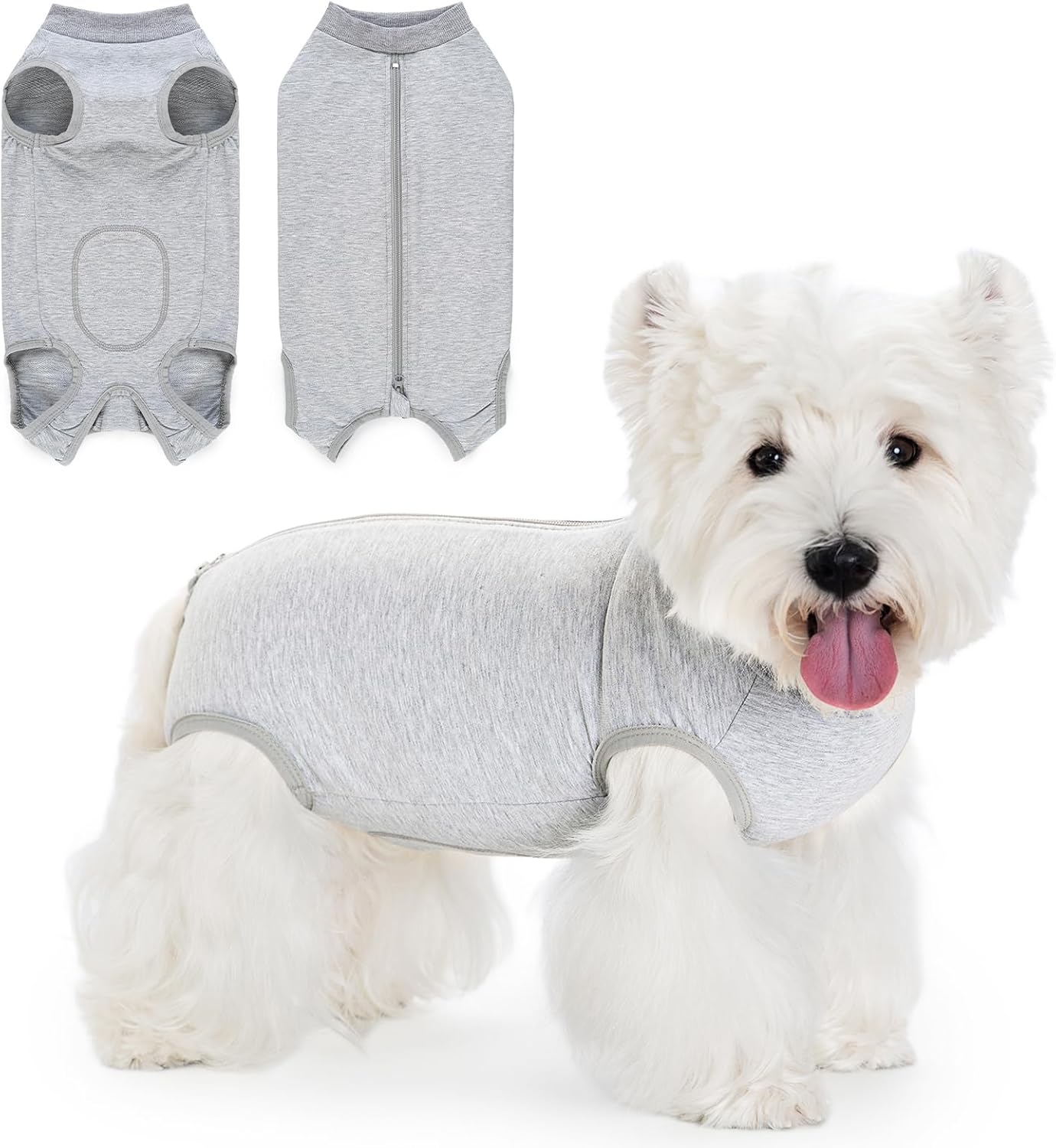 Coppthinktu Dog Surgery Recovery Suit for Dogs After Surgery Female, Dog Onesie Neuter Puppy Spay Shirts, Post-Op Bodysuit Pajamas Anti Licking Abdominal Wounds Cone Alternative - Image 13