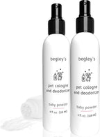 Begley's Pet Cologne and Deodorizer - Premium Essential Oil Dog Perfume Spray Long Lasting and Pet Odor Eliminator - Cat Perfume and Dog Cologne Spray - Baby Powder - 4 oz - Image 9
