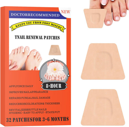 Johnson's Foot Toenail Fungus Treatment Extra Strength 32 Patches front view showing packaging.