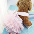 TAPBULL pet clothing pink small size showing flexible chest girth measurement