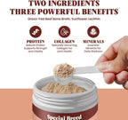 Nutritional food topper powder for picky dogs and cats.