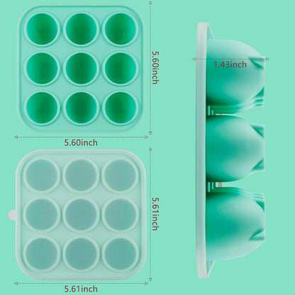 Flexible silicone mold showing easy treat release
