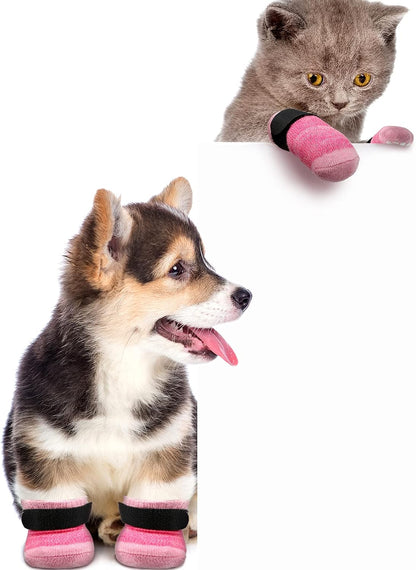 Frienda 8-piece pet sock set for puppies and kittens