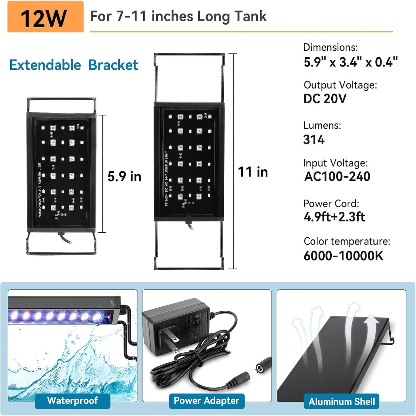 Hygger twenty-four-seven automation sunrise sunset aquarium light setting