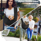 Adjustable snap button opening of Pawaboo dog sling