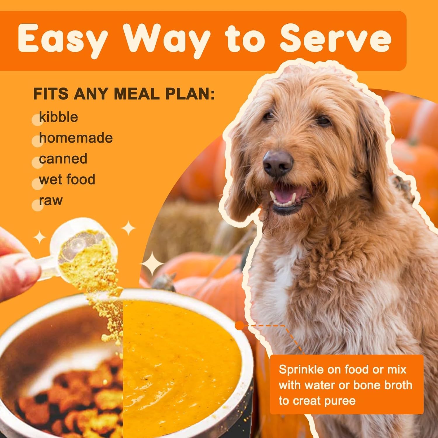 Comparison of Nature Target powder versus canned pumpkin for pets