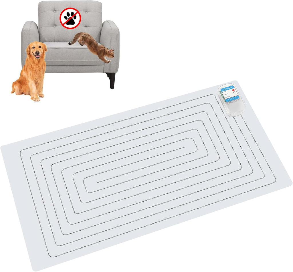 SEERWAY Pet Training Mat 48"x20" with Built-in Tester - Electric Shock Pad for Dogs & Cats, 3 Adjustable Modes to Keep Pets Off Couch, Bed & Kitchen Surfaces - Image 9