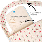 Portable cotton pet travel bag for daily walks