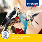 Close up of Vitakraft VitaSmart soft crumbly egg food texture