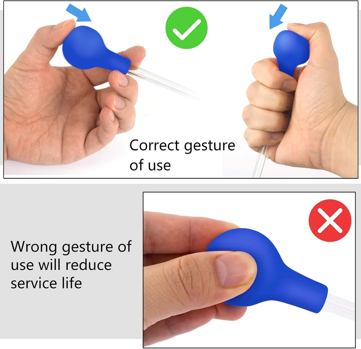 Aquarium Choice coral feeder close-up of the soft silicone suction nozzle