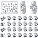 Leelosp spinning nail charms front view in storage box