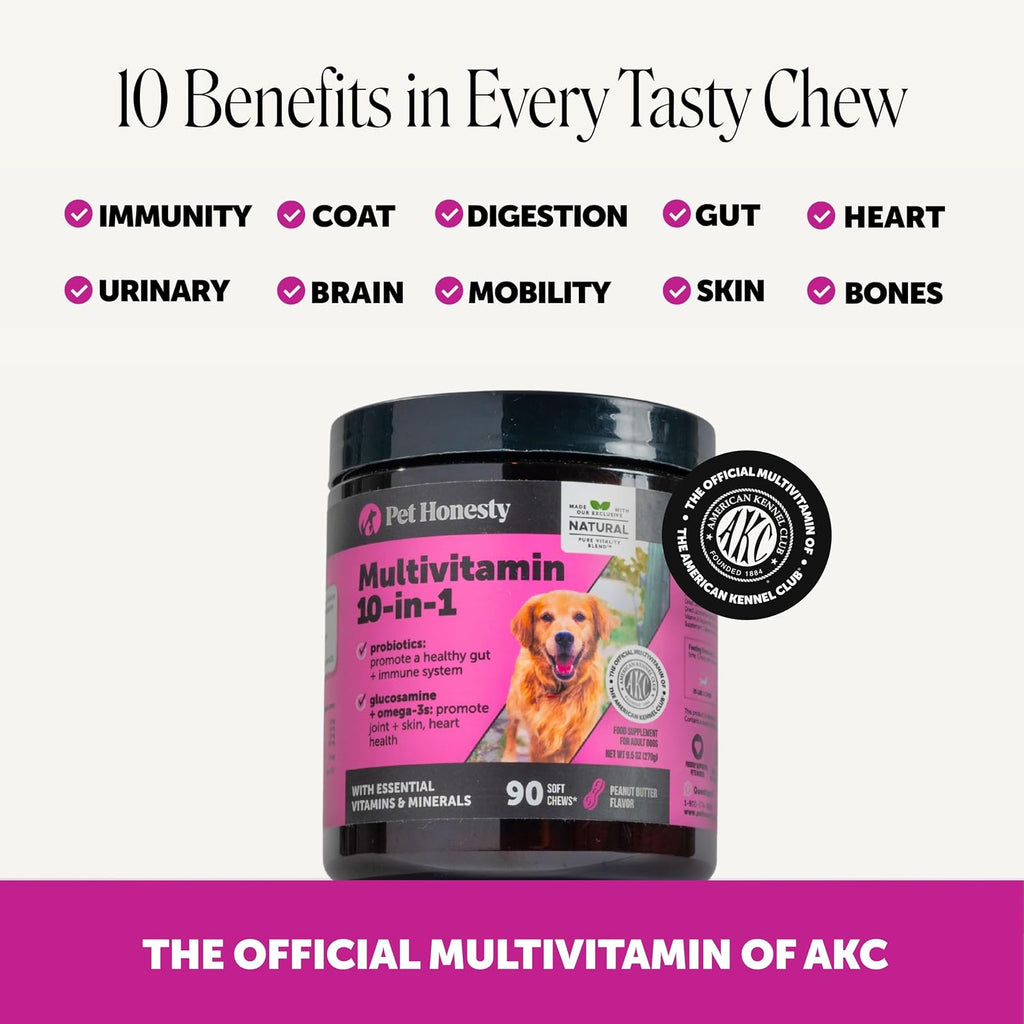 Close up of Pet Honesty 10-in-1 soft chews