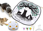 ORSDA 4 in 1 Interactive Cat Toys - Automatic Cat Toys for Indoor Cats & Kittens, 8 Holes Mice Whack-A-Mole, Hide and Seek Smart Motion with 5PCS DIY Replacement Refills - Image 11