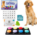 A-URA Dog Talking Buttons for Communication - 6 Recordable Dog Buttons with Anti-Slip Mat, Word Stickers, Training Guide & Video | Dog Communication Buttons for Potty Training, Daily Needs & Behavior - Image 10