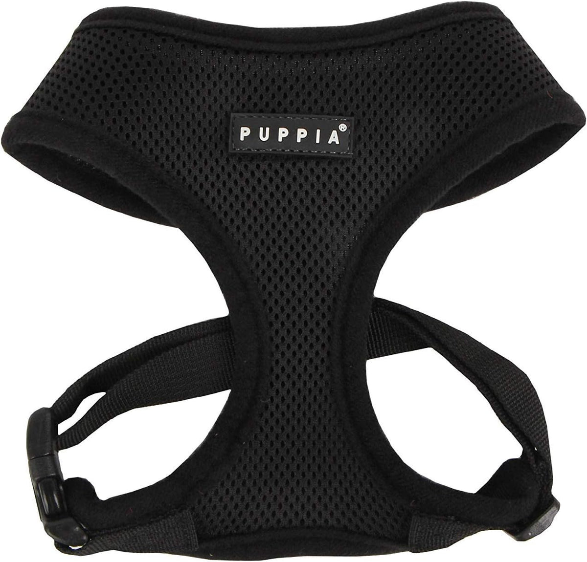 Puppia Soft Dog Harness No Choke Over-The-Head Triple Layered Breathable Mesh Adjustable Chest Belt and Quick-Release Buckle, Pink, Medium - Image 12