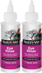 Nutri-Vet Cat Eye Rinse, Sterile Solution Gently Cleanses Eyes and Surrounding Tissue, Removes Debris Pollen and Mucus, Relieves Irritation, Helps Reduce Tear Stains, Sensitive Ophthalmic Flush, 4oz - Image 9