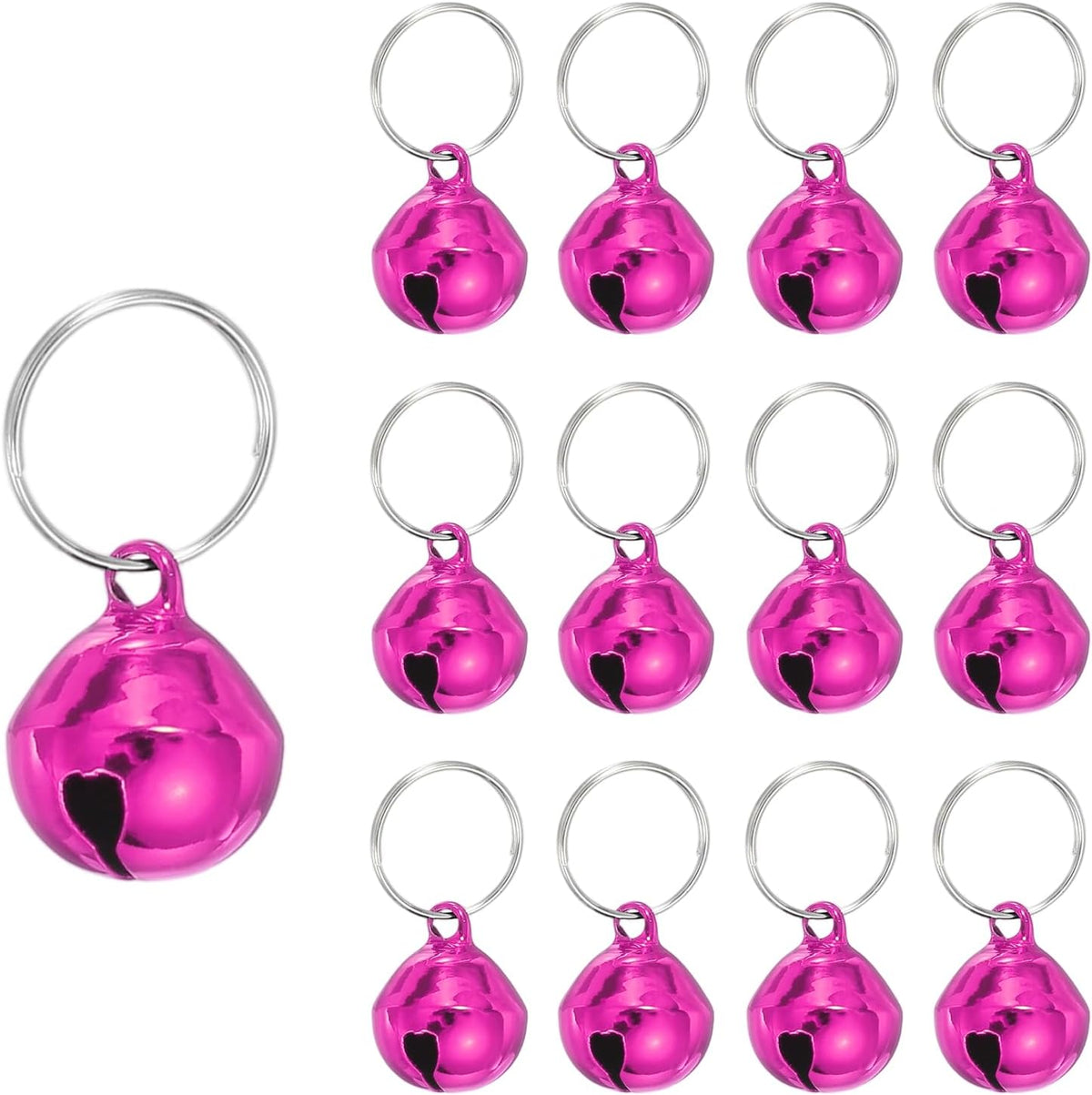 PATIKIL 12 PCS Dog Bell, Mini Cat Bell Small Pet Collar Bells Keychain Cute Bulk Metal Loud Jingle for Dog Collar Charm Pendant Necklace DIY Crafts Christmas Tree Decorations - Image 13