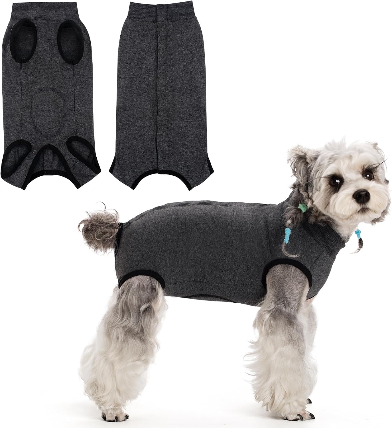 Coppthinktu Recovery Suit for Dogs After Surgery, Dog Onesie Surgery Recovery Suit for Female Spay, Soft Male Surgical Pajamas Bodysuits for Small Medium Puppy to Anti Licking Dog Cone Alternative - Image 13