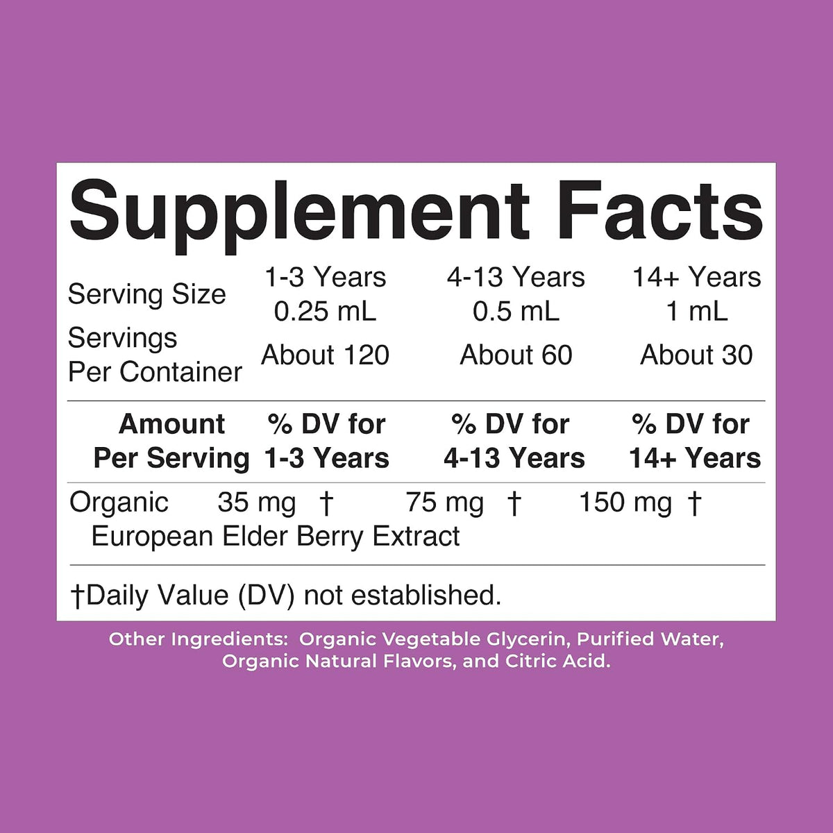 MARYRUTH'S Organic Elderberry Liquid Drops for Adults & Kids, Immunity, 1oz - Image 9