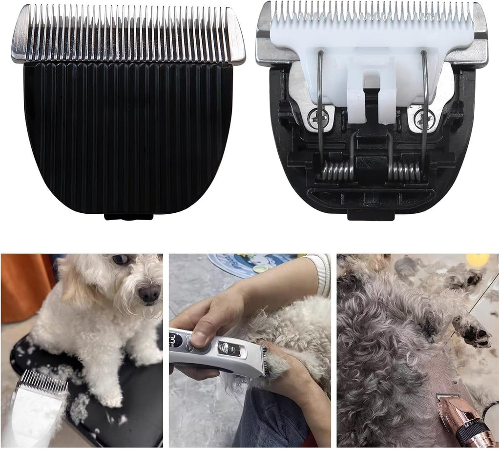 Woner professional dog and cat clipper replacement blade pack of two close up