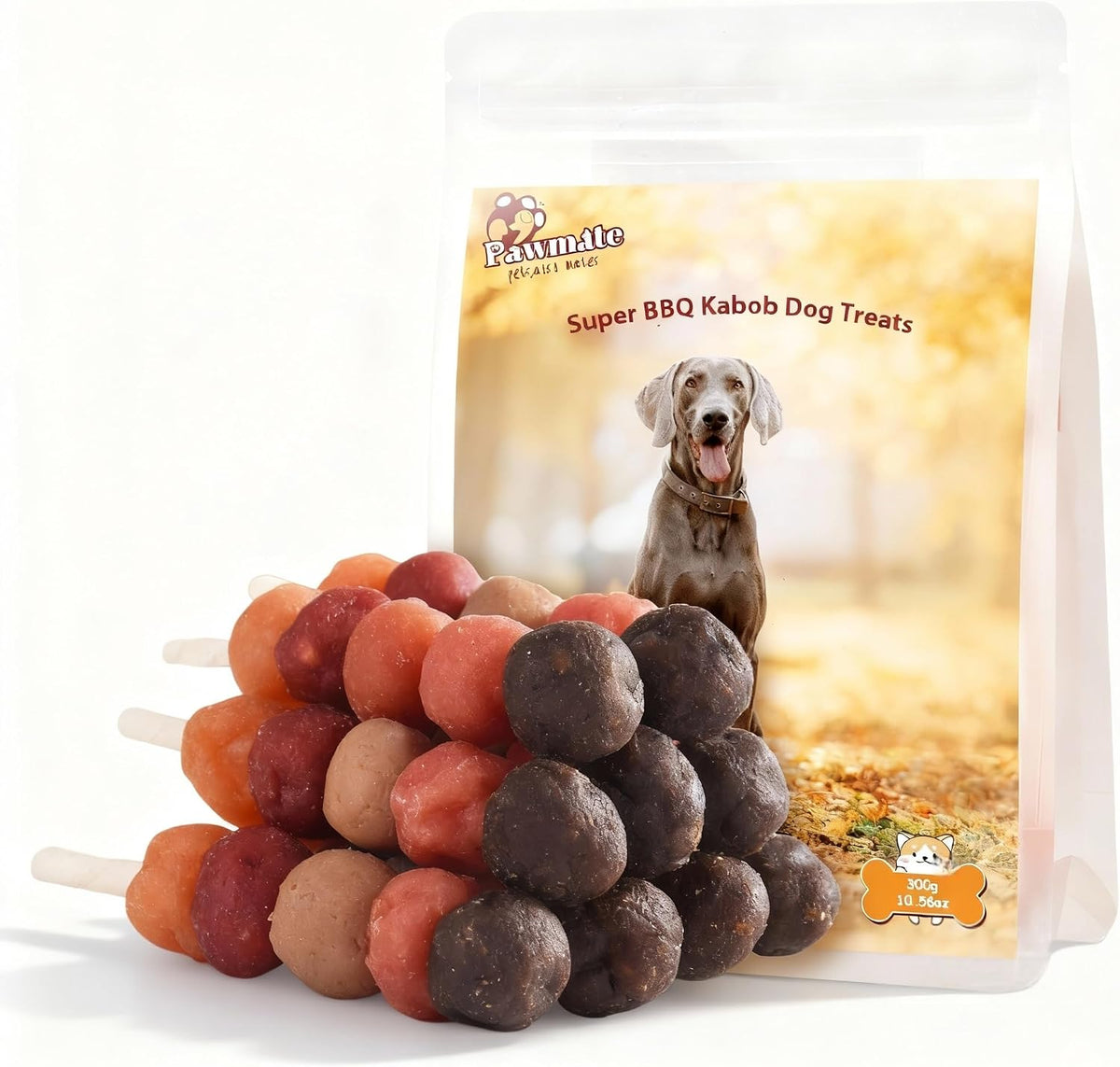 Pawmate Dog Treats Large Breed, Chicken Wrapped Rawhide Donut Rings, Rawhide Dog Chews Long Lasting, Grain Free Training Snacks with Taurine for Medium Large Dogs, 4 Counts - Image 10