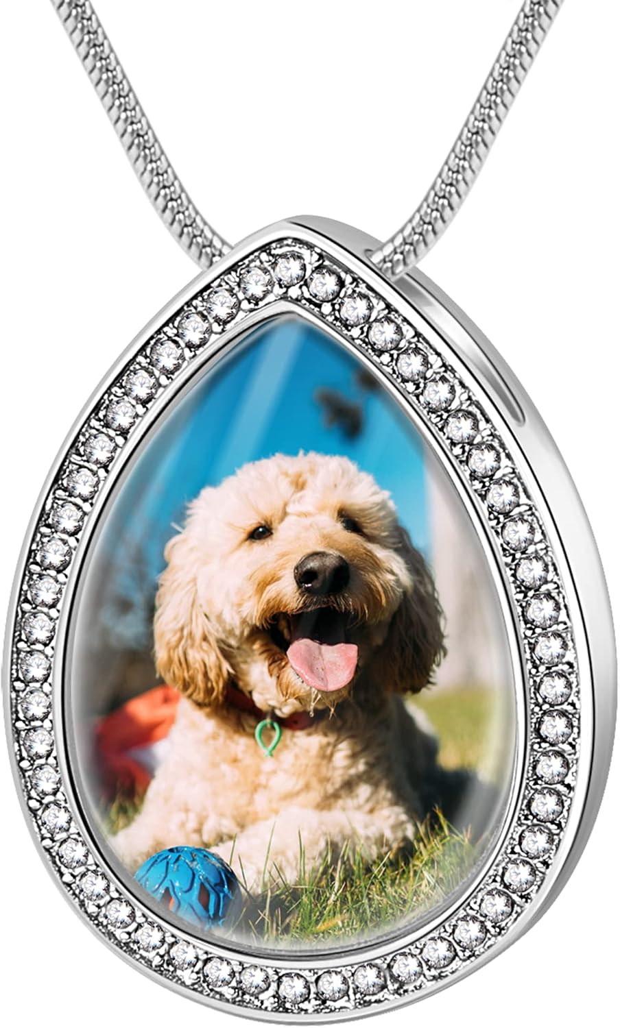Farfume Personalized Pet Urn Necklace for Dog Cat Ashes Cremation Pet Memorial Customized Photo Text Engraving Pendant Keepsake Funeral Jewelry - Image 9