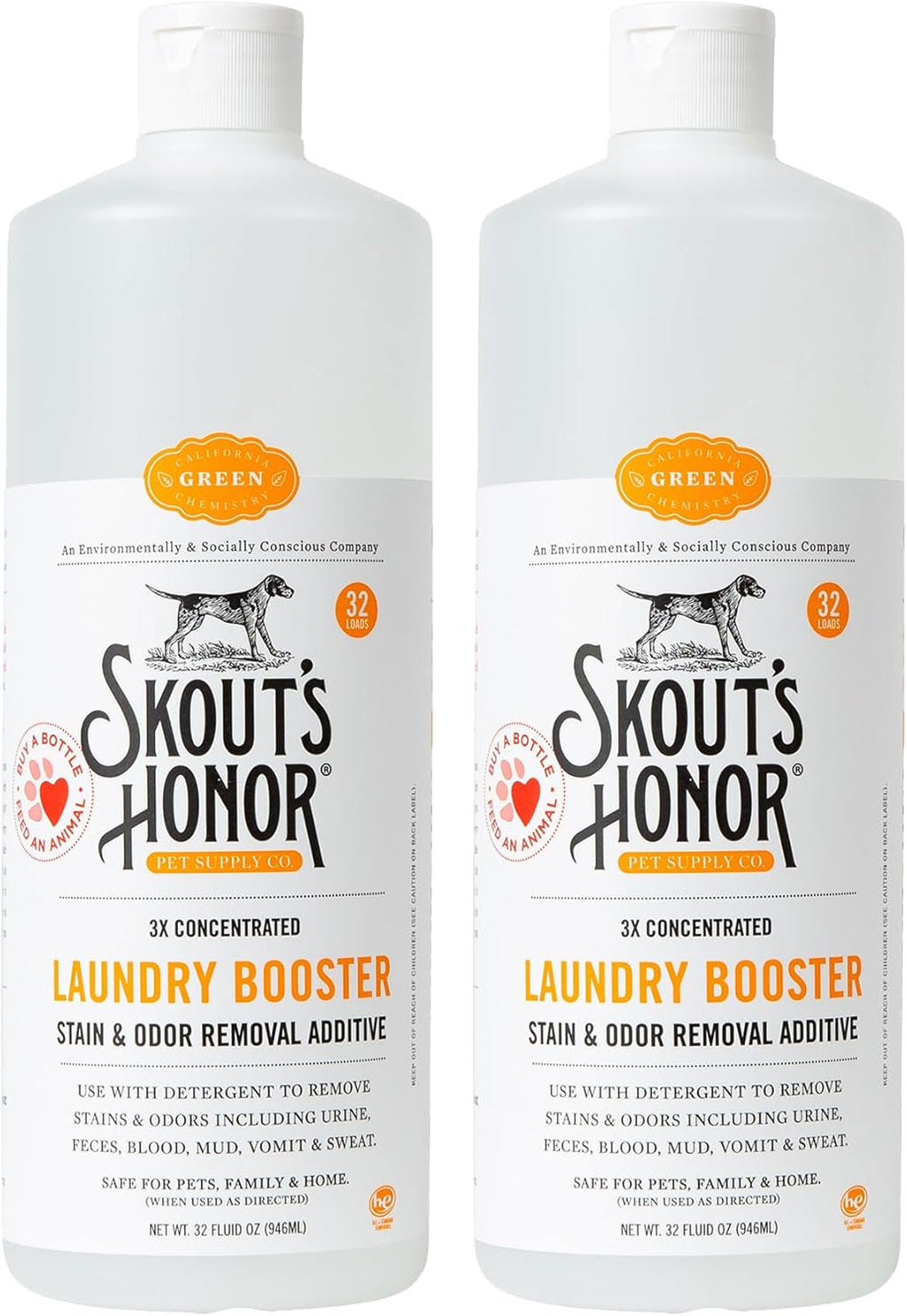 Skout's Honor Laundry Booster Stain & Odor Removal Additive - Plant-Powered Formula for Pet Bedding, Clothing, and Washable Pee Pads - Eco-Friendly & Cruelty-Free, 32 oz - Image 11