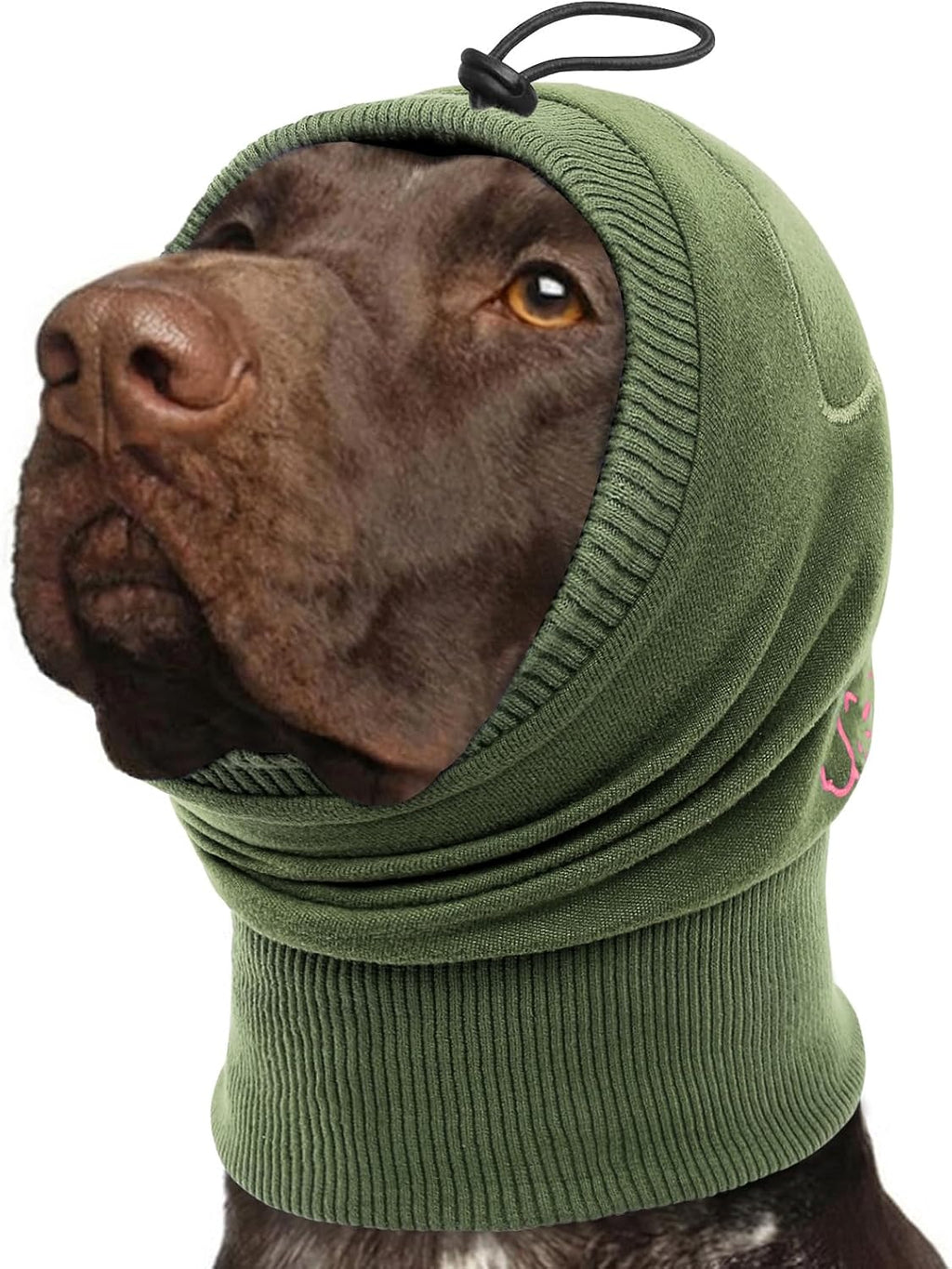 No Shake Ear Wraps for Dogs, Adjustable Dog Ear Cover with SoundProof Pads, Anxiety Relief Pet Ear Muffs Noise Protection Dog Calming Hoodie for Hematoma, Grooming, Fireworks, Thunder, Grey S - Image 13
