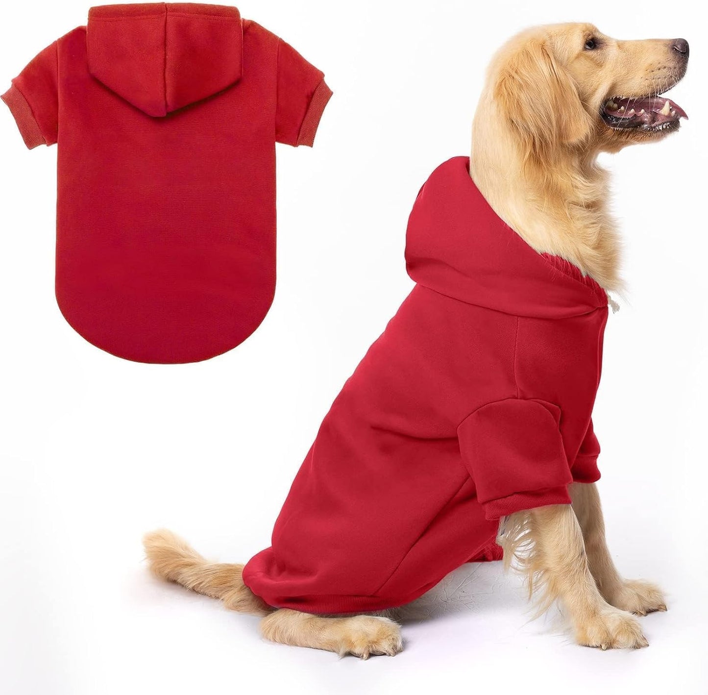 BINGPET Security Dog Hoodies Puppy Sweater Cold Weather Dog Coats Soft Brushed Fleece Pet Clothes Hooded Sweatshirt for Dog Cat - Image 15
