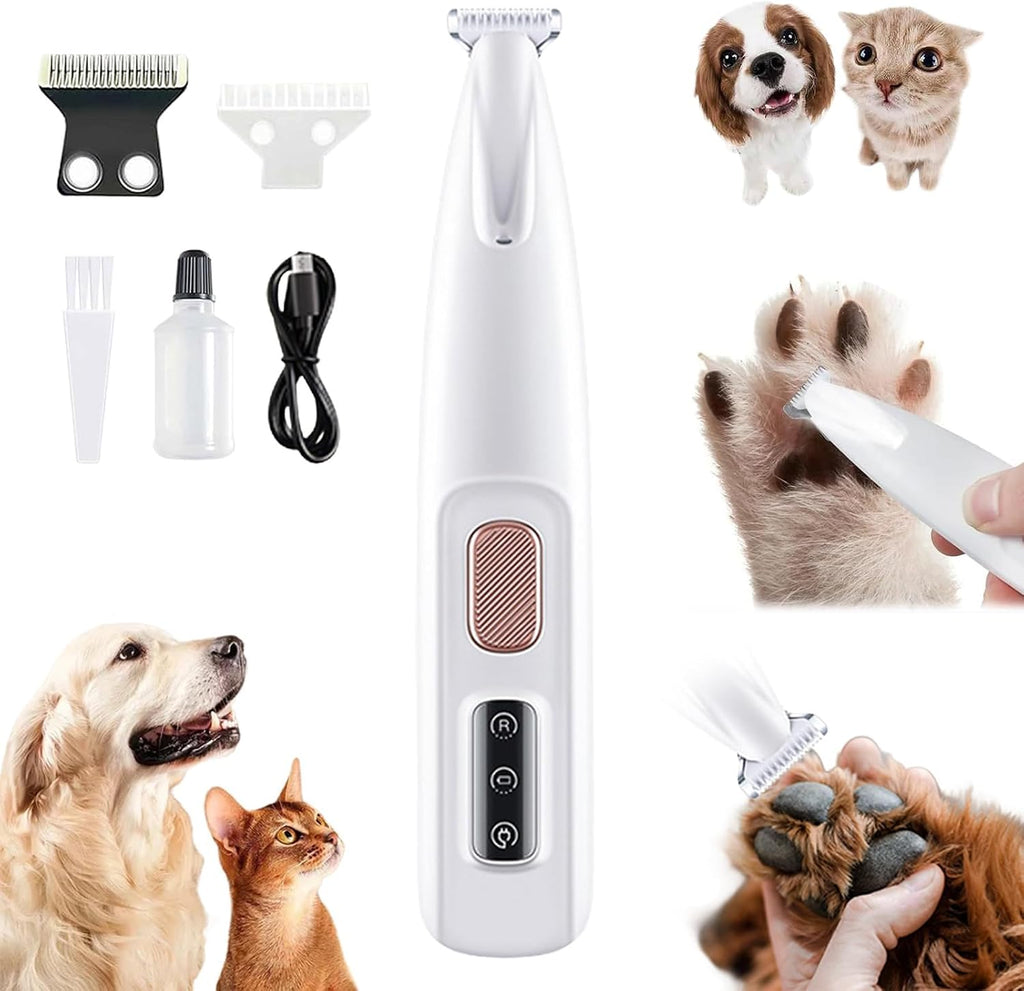 Generic Calmclippers pet micro precision paw trimmer front view for professional cat grooming.