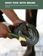 Furrishine round head comb and mane brush showing the gentle teeth engineered for sensitive grooming and styling.