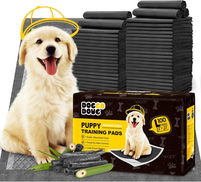 Dog Pee Pads for Dogs XXL 30"x36" Charcoal Puppy Pads 50 Counts Extra Large Disposable Activated Carbon Super Absorbent Full Edge-Wrapping Odor-Control Training Pads with Adhesive Tabs - Image 9