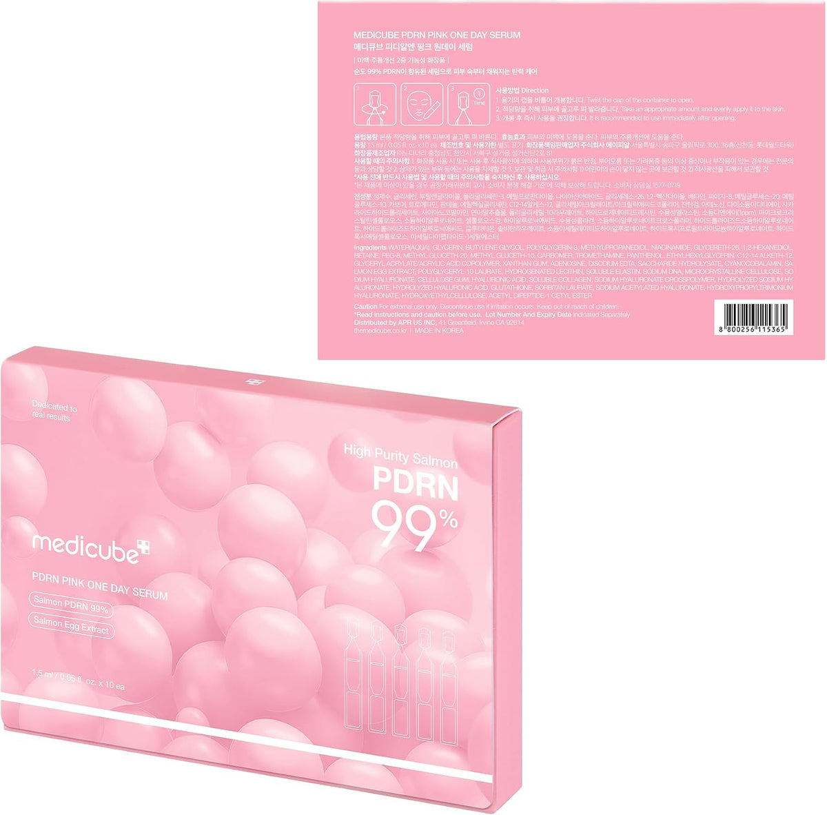 medicube Salmon DNA PDRN Pink One Day Serum - Image 9
