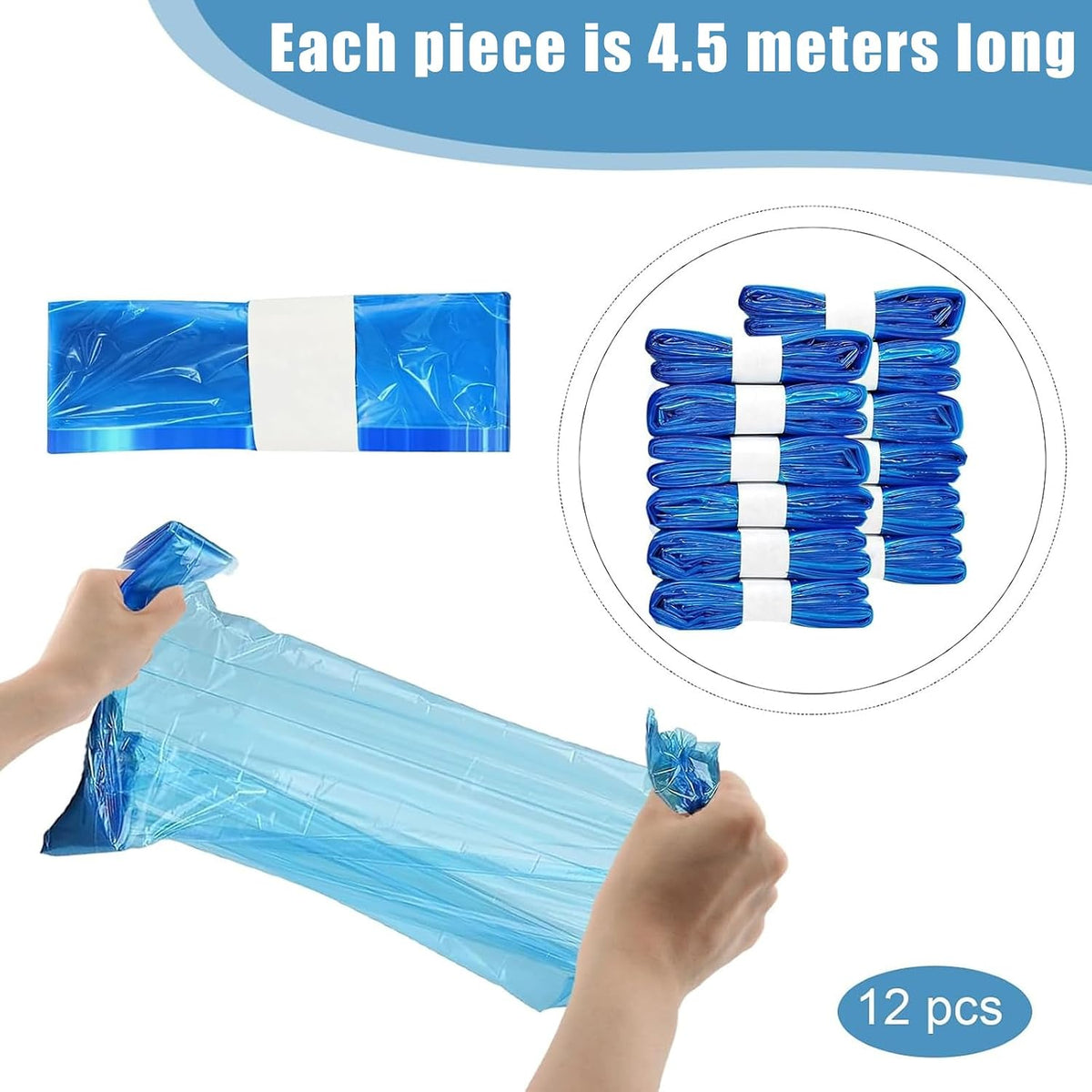 Astrallgn pet waste disposal bags close up view of durable tear resistant material