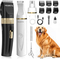 Heapets dog hair clippers front view premium pet grooming kit