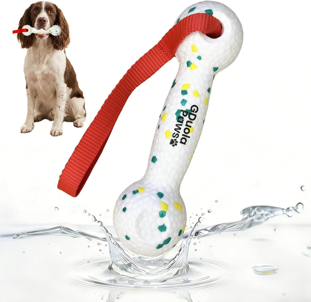 Interactive Dog Bungee Tug Toy, 4 Pieces Hanging Spring Pole for Puppy/Small/Medium Dogs, Outdoor Tether Rope for Yard & Small Tree, Indoor Door Pull Toy for Self Play and Solo Exercise - Image 11