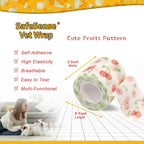Safesense cohesive vet wrap rolls for dogs and horses