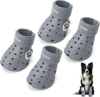 Dog Shoes Breathable Dog Shoe for Hot Pavement, Dog Booties and Paw Protectors, Non-Slip Waterproof Dog Sandals Boots (Pink, S: (2.3''x1.8'')(L*W)) - Image 13