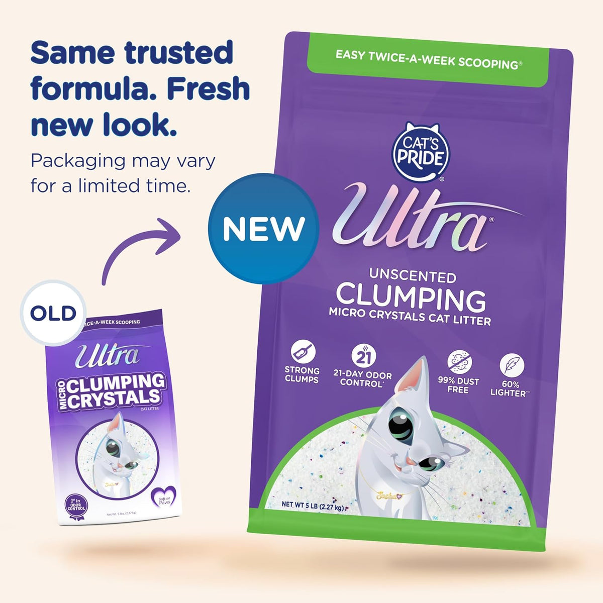 Ultra silica gel crystal cat litter close up texture