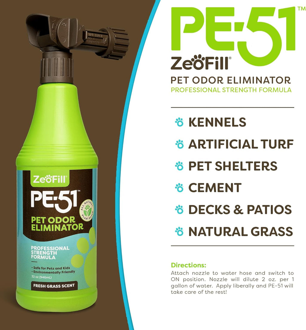 Zeofill PE-51 dog pee deodorizer spray hose attachment close up